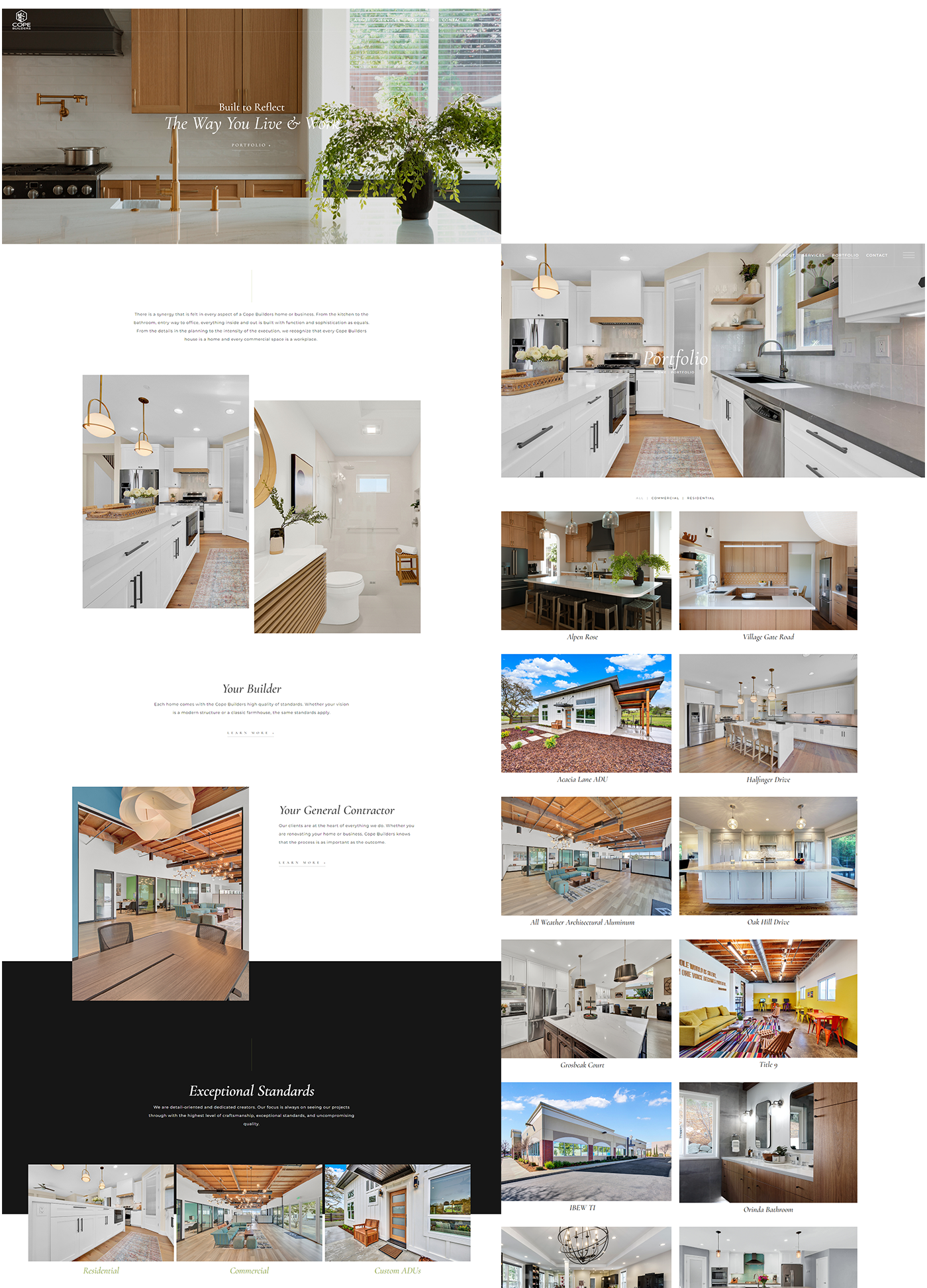 builder web design